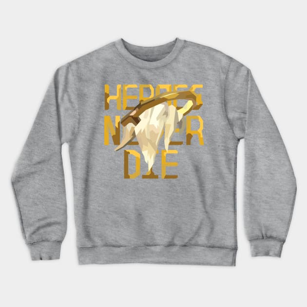 Heroes Never Die - Mercy Overwatch Crewneck Sweatshirt by No_One